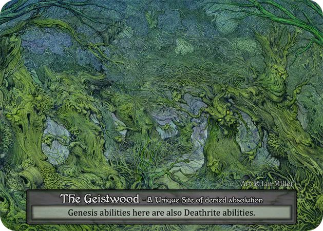 (FOIL) The Geistwood - Beta* - NM