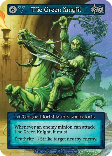 (FOIL) The Green Knight - Arthurian Legends - NM