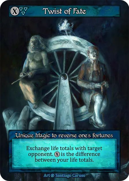 (FOIL) Twist of Fate - Beta* - NM