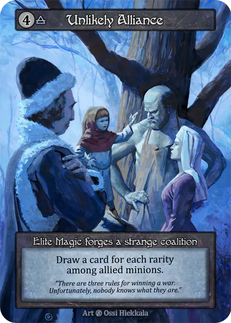 (FOIL) Unlikely Alliance - Beta* - NM