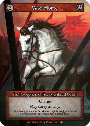 War Horse - Arthurian Legends - NM