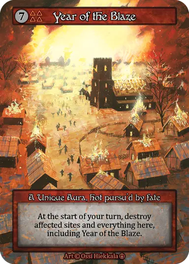 Year of the Blaze- Arthurian Legends - NM