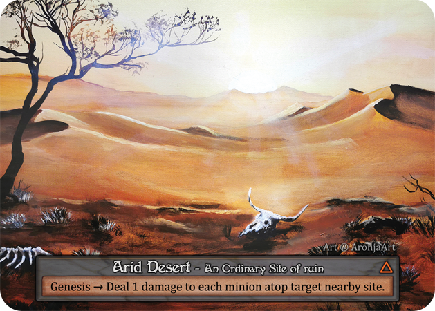 (FOIL) Arid Desert - Beta* - NM